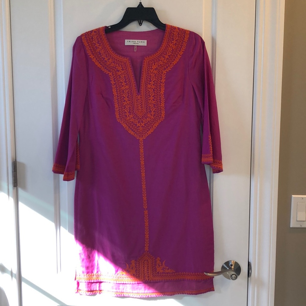 NWOT Trina Turk Dress is Swim Cover Up